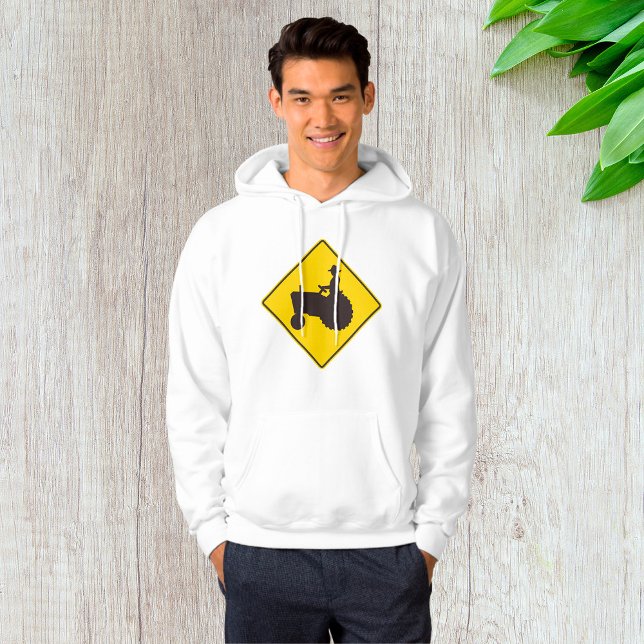 Moletom Trator Road Sinal Mens Hoodie (Criador carregado)
