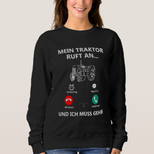 Moletom Trator & Trator Sayings Fazenda & Farmer