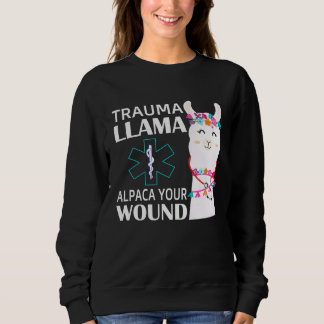 Moletom Trauma Llama Alpaca Seu Ferimento Enfermeira EMS P