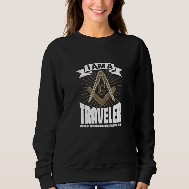 Moletom Traveler Freemason Square e Compass Freemasonry (Frente)