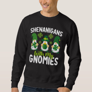 Moletom Travessuras Com Meus Gnomos Dia de São Patrício Gn
