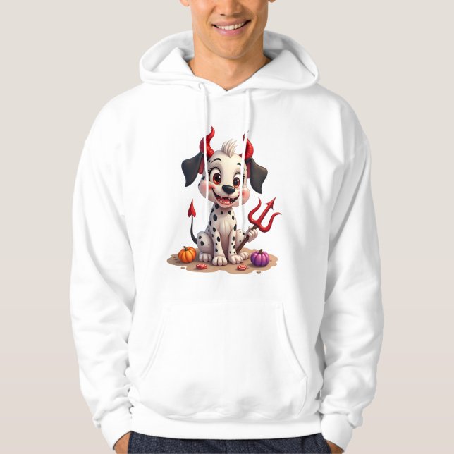 Moletom Travessuras do Dálmata Diabólico (Frente)