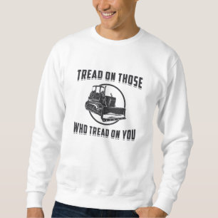 Moletom Tread Bulldozer Do Trabalhador De Construção No