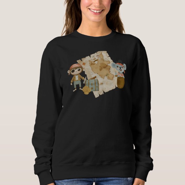 Moletom Treasure Hunter Pirate Birthday (Frente)