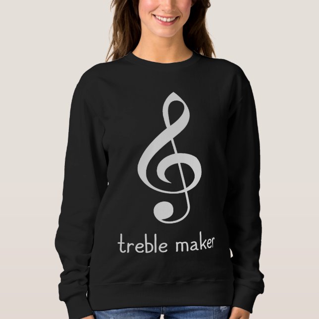 Moletom Treble maker  Clef Piano (Frente)
