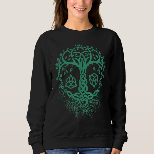 Moletom Tree Of Life Yggdrasil Viking Celtic Norse Myths (Frente)