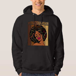Moletom Treinadora Instrucional Preta Afro-Americana Afro-
