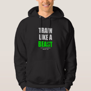 Moletom Treine como uma Fera Academia Treinamento de Fitne