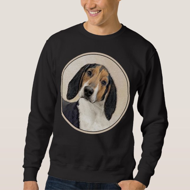 Moletom Treing Walker Coonhound Painting - Arte Original (Frente)