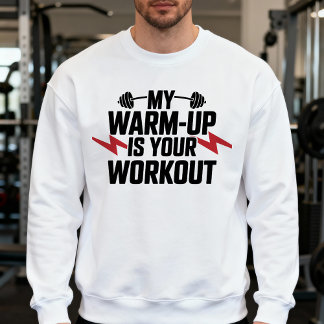 Moletom Treino Motivacional Sarcástico de Levantamento de