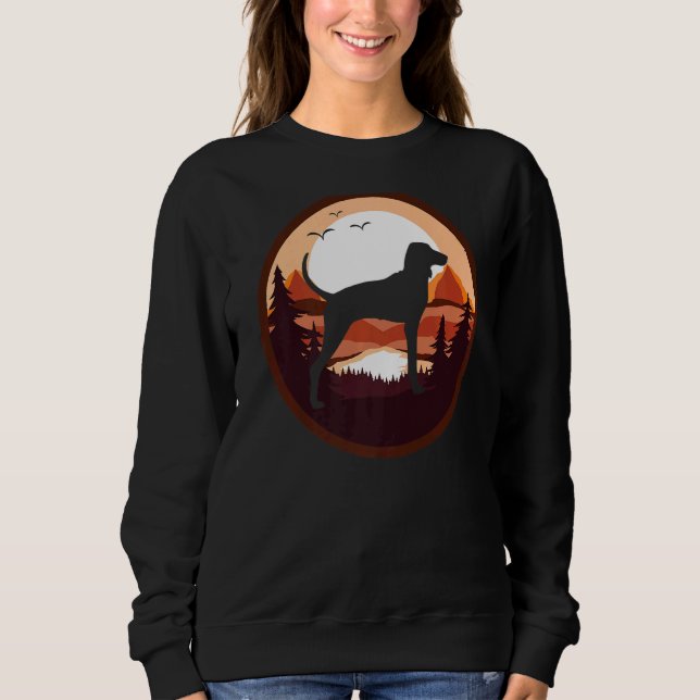 Moletom Tremendo Cachorro Walker Coonhound Retro 2 (Frente)