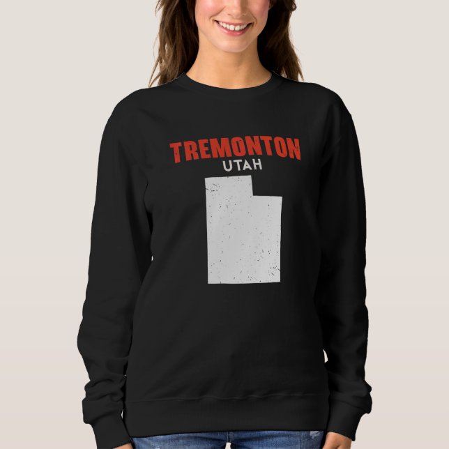 Moletom Tremonton Utah USA State America Travel Utahan   (Frente)