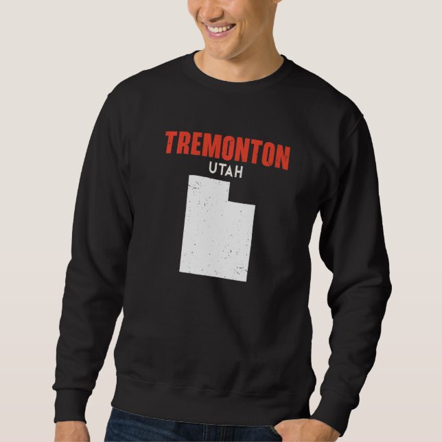 Moletom Tremonton Utah USA State America Travel Utahan   (Frente)
