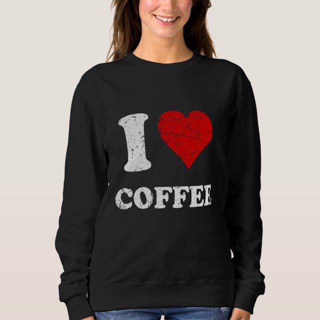 Moletom Tremor Vestido Estilo Eu Adoro Café (Frente)