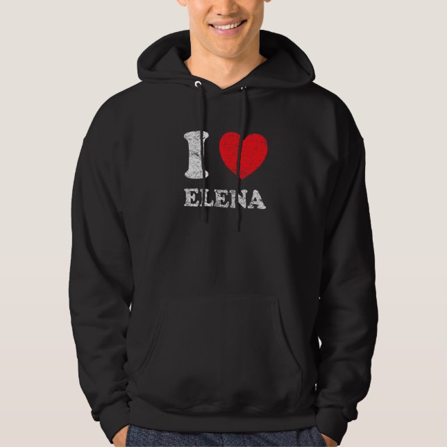 Moletom Tremor Vestido Estilo Eu Amo Elena (Frente)