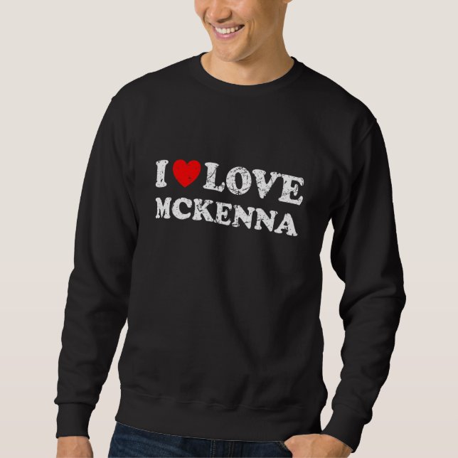 Moletom Tremor Vestido Estilo Eu Amo Mckenna (Frente)