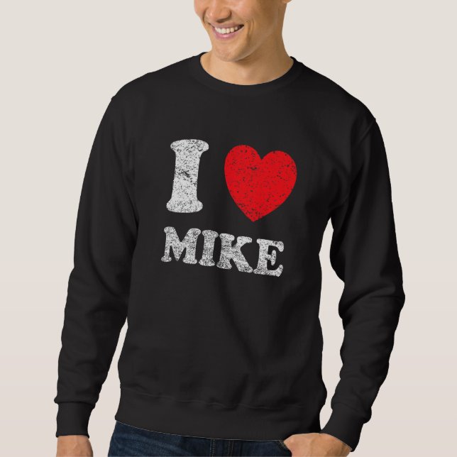 Moletom Tremor Vestido Estilo Eu Amo Mike (Frente)