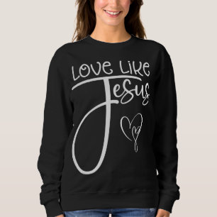 Moletom Trendência Amor Religioso Cristão Como Jesus
