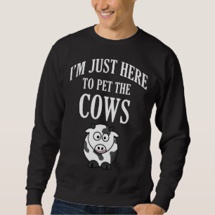 Moletom Trendência Bonita Estou Aqui Para Pôr A Fazenda Da