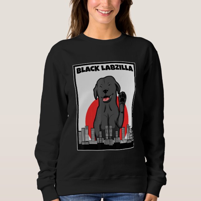 Moletom Trendência de cães varejistas do laboratório do La (Frente)