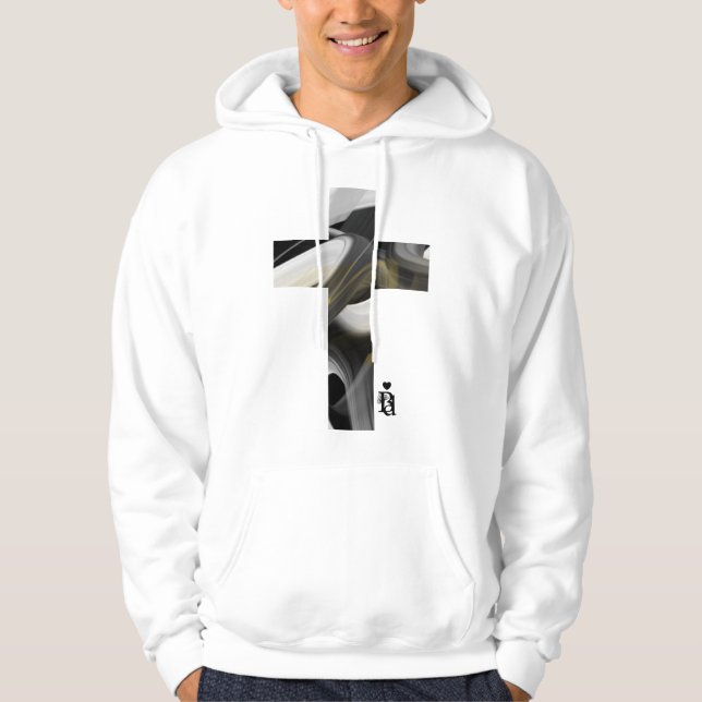 Moletom Trending Abstrato Art Black White Dourado (Frente)
