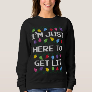 Moletom Trendy Christmas Estou aqui para me livrar da Chri