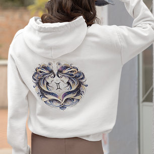 Moletom Trendy Watercolor Gemini Zodiac Sweatshirt