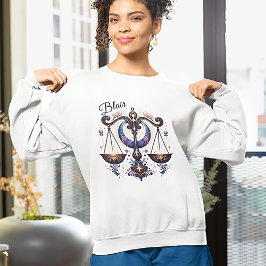 Moletom Trendy Watercolor Libra Zodiac