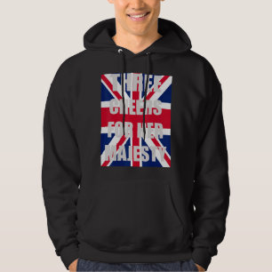 Moletom Três Alegações Para Sua Majestade Union Jack Backg