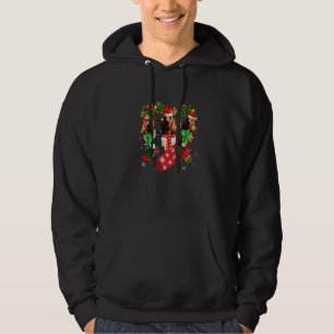 Moletom Três Bloodhound de Meias Chapéu de Natal do Papai