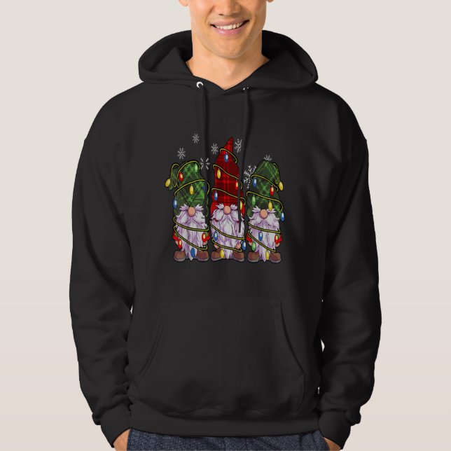 Moletom Três Gnomos Buffalo Xadrez Vermelho (Frente)