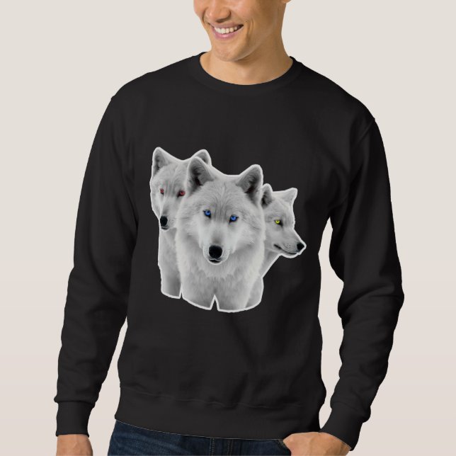 Moletom Três Lobos Brancos (Frente)