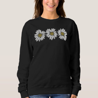 Moletom Três Margaridas Bonitas Flor Primavera Verão