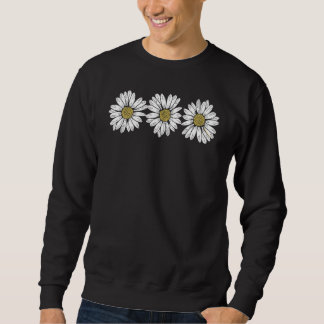 Moletom Três Margaridas Bonitas Flor Primavera Verão