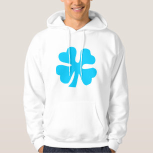 Moletom Trevo de Quatro Folhas - Azul Céu