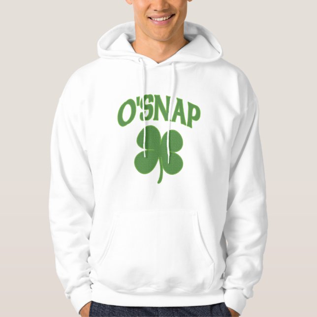 Moletom Trevo do irlandês de O'Snap (Frente)