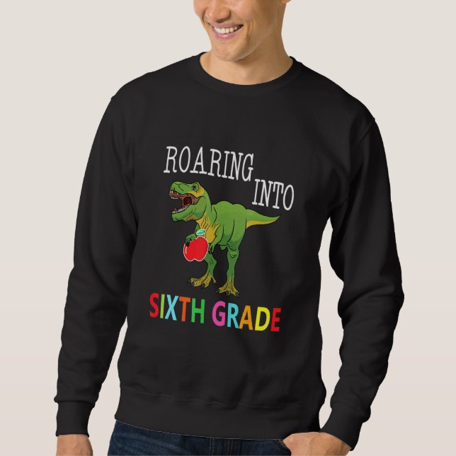 Moletom Trex Dinossaur Rawring Para 6 (Frente)