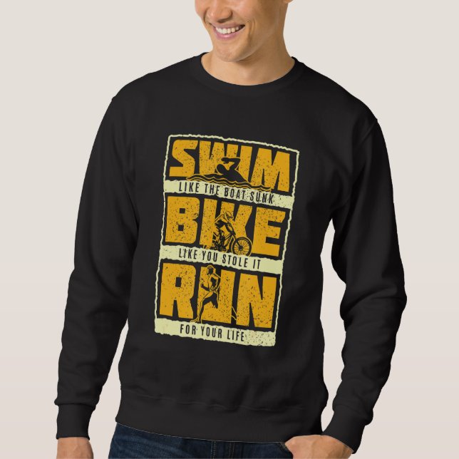 Moletom Triathlon Cote Para Um Triatleta (Frente)