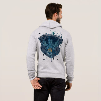Moletom Tribal Armor Dragon Paint Splotch Design Hoodie