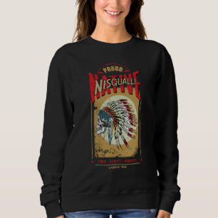 Moletom Tribo de Guerreiros Nativos Americanos Nisqualli P