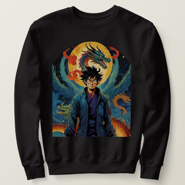 Moletom Tributo a Akira Toriyama (Frente do Design)