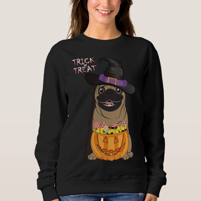 Moletom Trick de Halloween ou Treat Classic T-Shirt 199 (Frente)