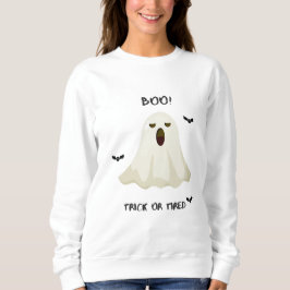 Moletom Trick or Tired – Funny Ghost Halloween Sweatshirt