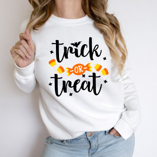 Moletom Trick or Treat Design de Texto Halloween