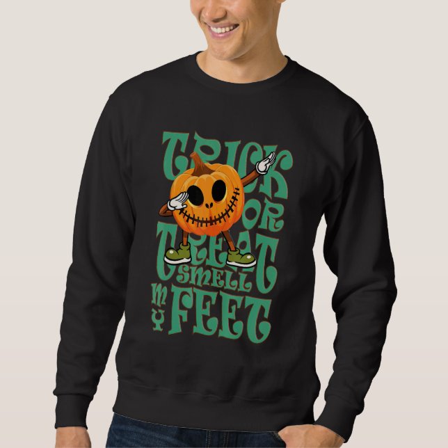 Moletom Trick or Treat Smell my Feet Halloween Costume (Frente)