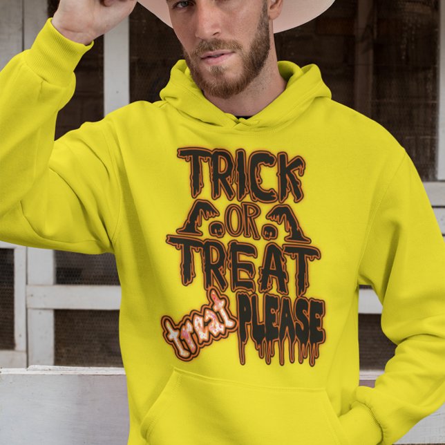 Moletom Trick ou Treat? Halloween Goodness (Criador carregado)