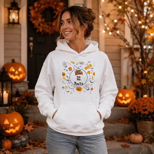 Moletom Tricô ou Trate Fofo de Halloween Adulto Personaliz