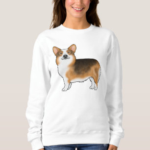 Moletom Tricolor De Cabeça Vermelha Pembroke Galsh Corgi C