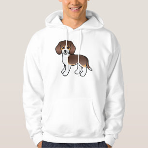 Moletom Tricolor Tricolor Cute Cartoon Beagle Cão