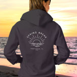 Moletom Trilha de Namorada de Verão com Break Spring de No<br><div class="desc">Abrace o minimalismo chic das férias de primavera com este capuz personalizado celebrando a fuga do seu pelotão de meninas! Descarte os slogans turistas e mostre o espírito sofisticado do seu esquadrão com um logotipo moderno e elegante com seu destino escolhido e nome personalizado na frente. Cada olhadela sussurra, "O...</div>